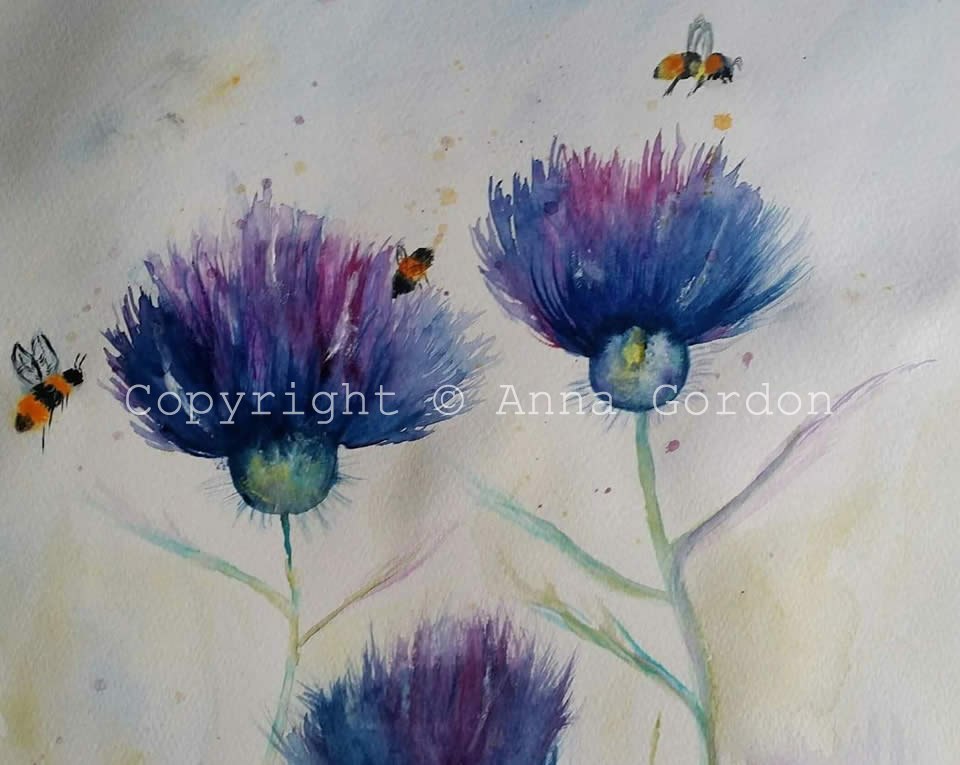 Thistles and Bees